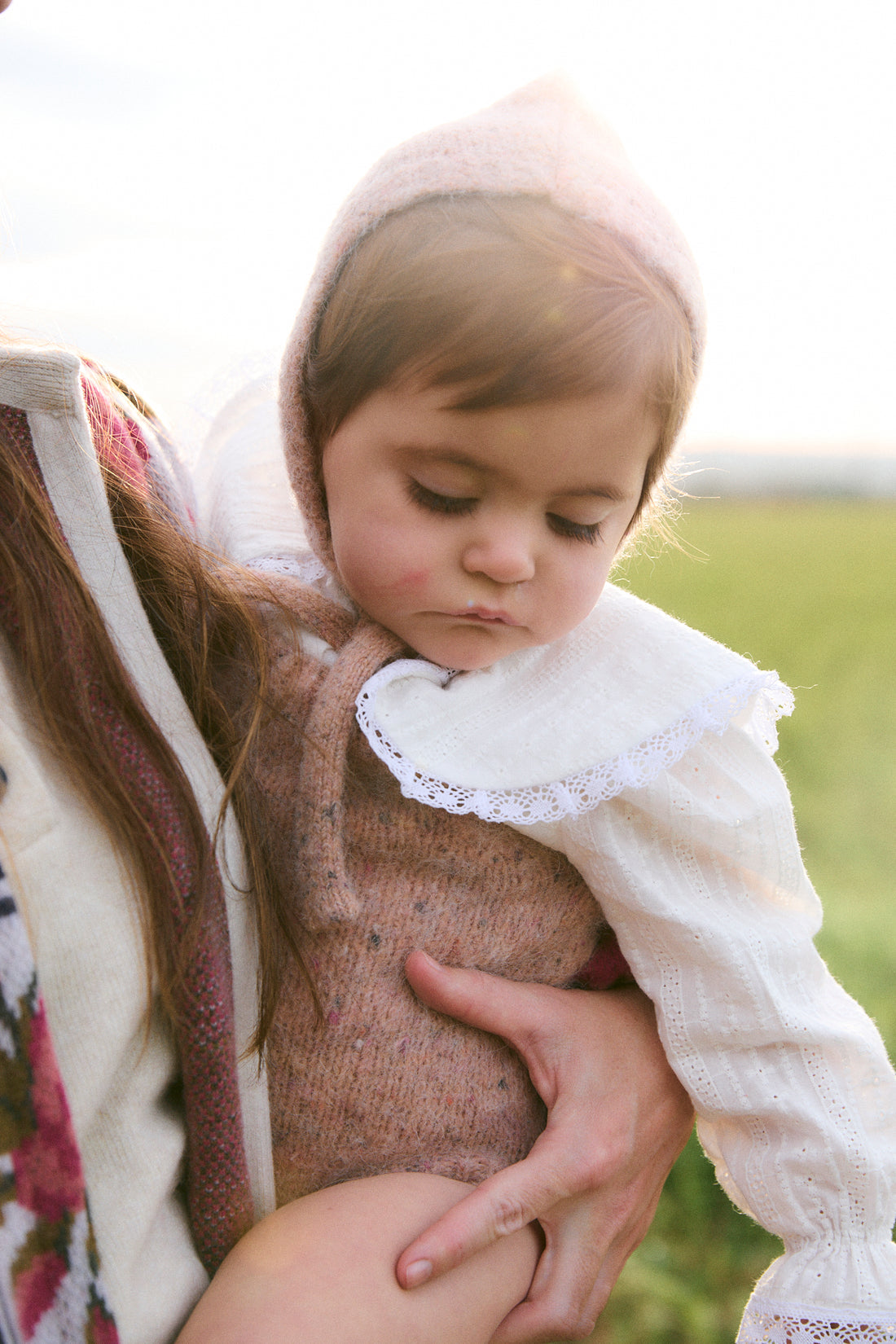 Birinit Light Pink Knit Hood