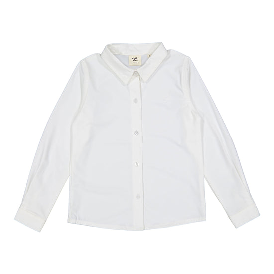Lbl10 white stretch boys blouse