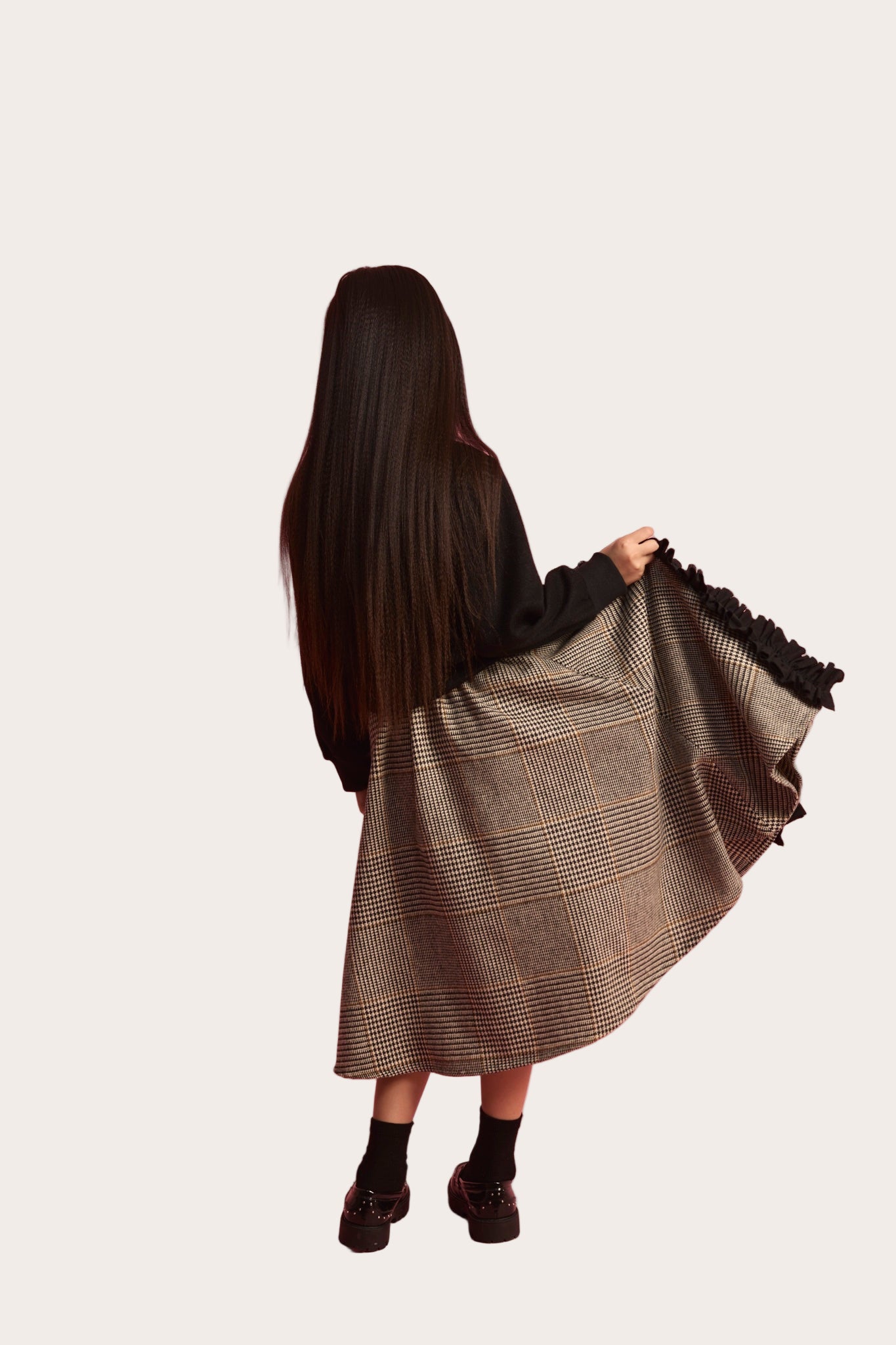 K071 Little Creative Factory valley ruffle circle skirt