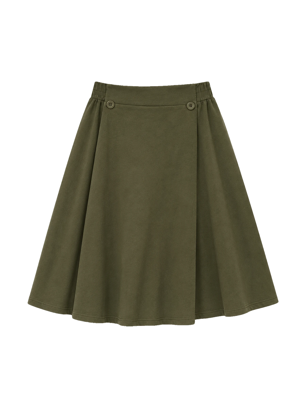 Swanky kids Military Solid Skirt - Olive