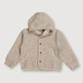 Wool Hooded Jacket - Sand