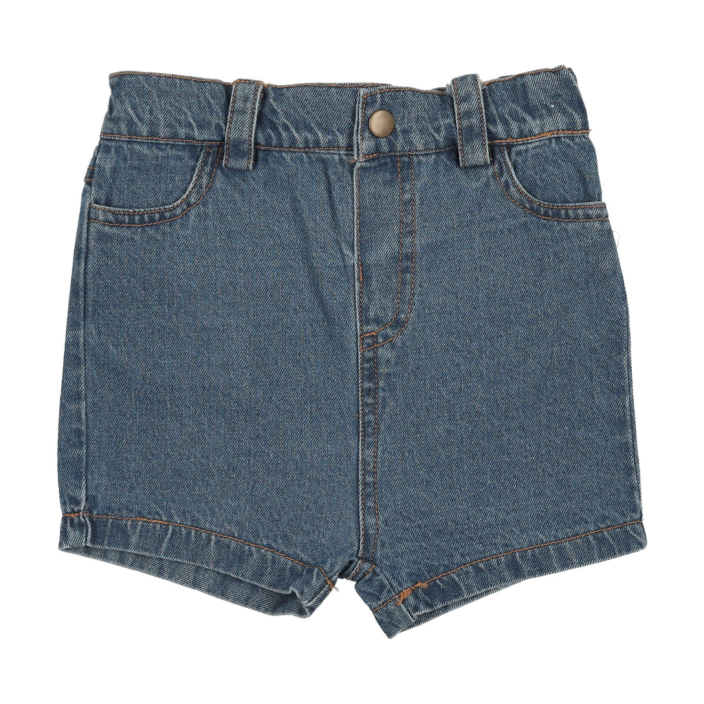DENIM SHORTS BLUE DENIM