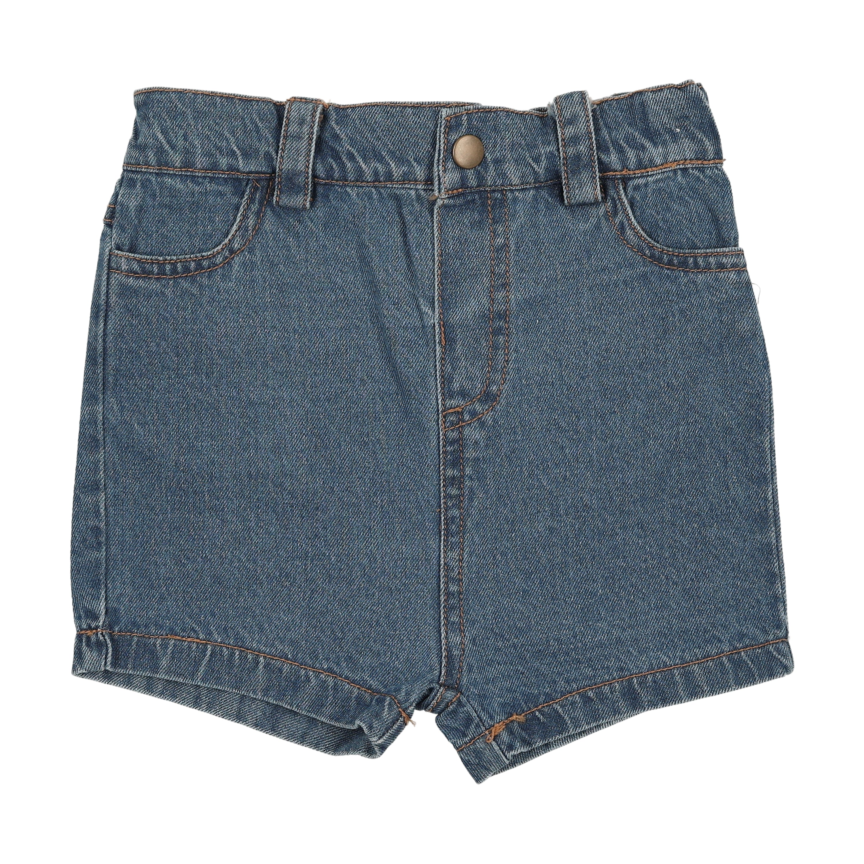 DENIM SHORTS BLUE DENIM
