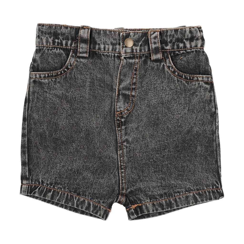 DENIM SHORTS black denim
