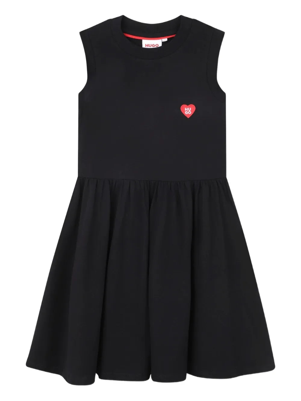 BLACK SLEEVELESS DRESS