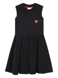BLACK SLEEVELESS DRESS