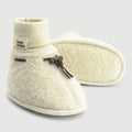Wool Baby Booties - Milk