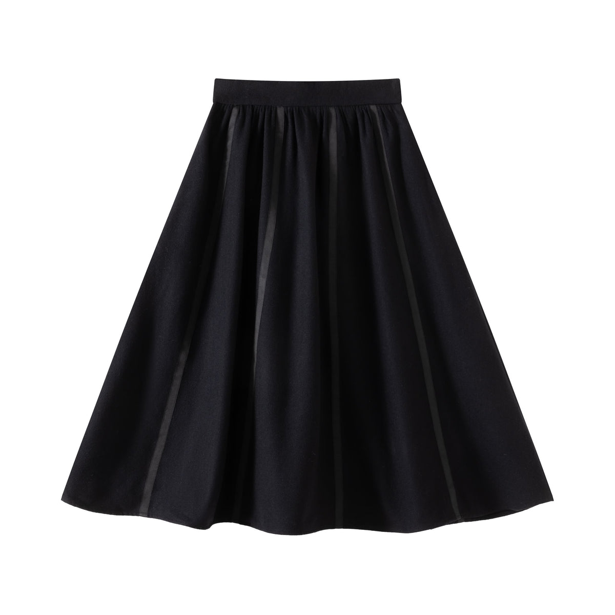 Black Striped Skirt