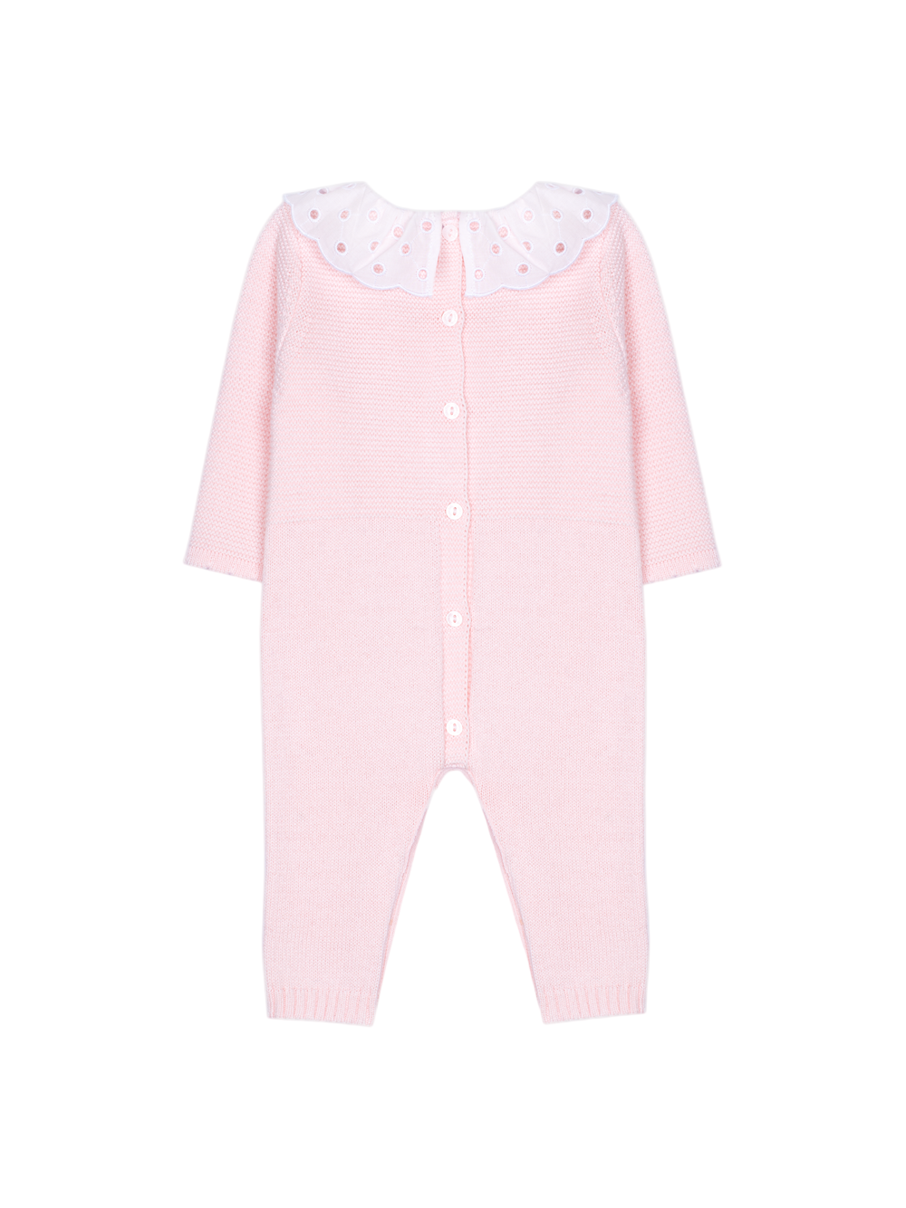 3359 Patachou sweet pink baby babygrow -knit