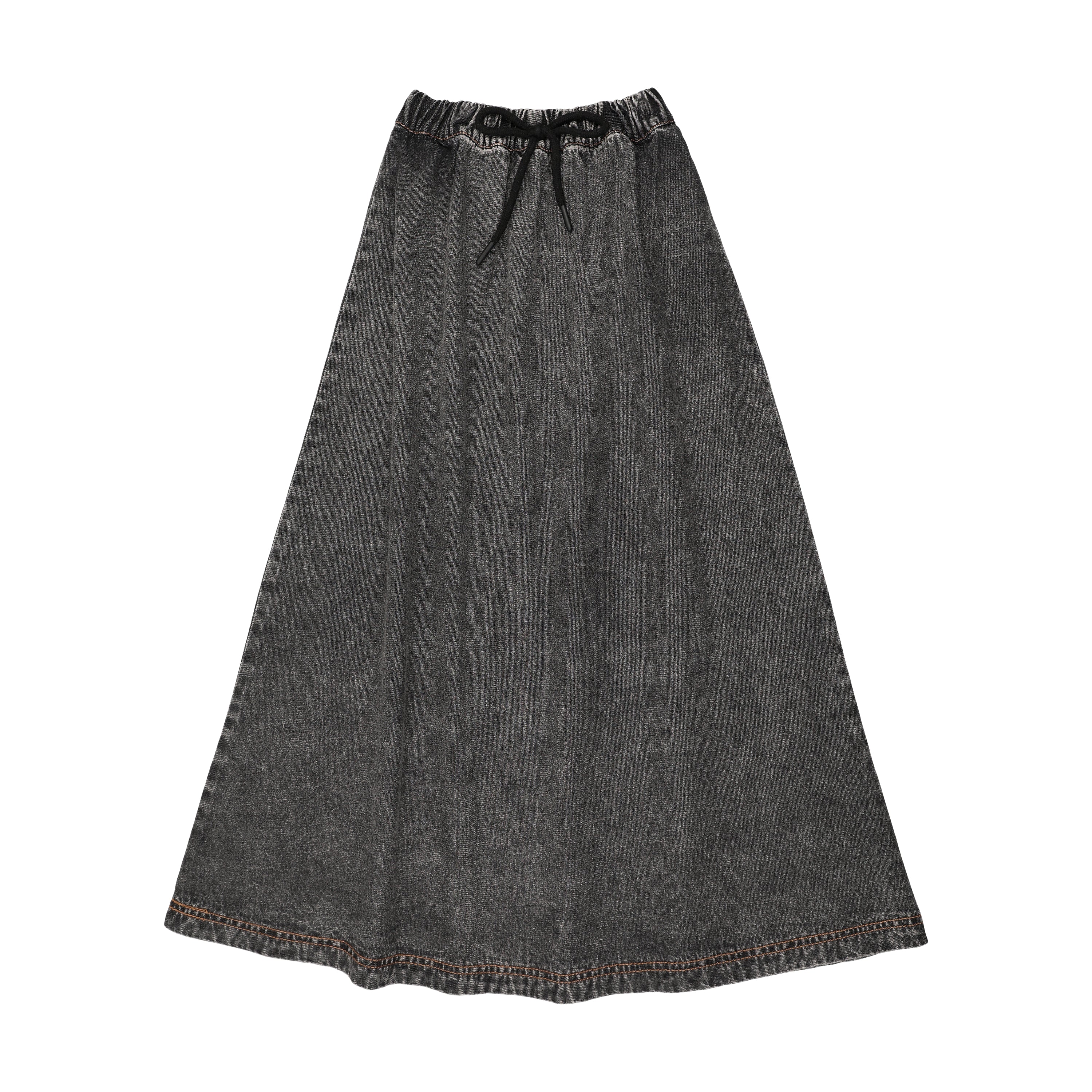 Farren and Me Denim Maxi Skirt black denim