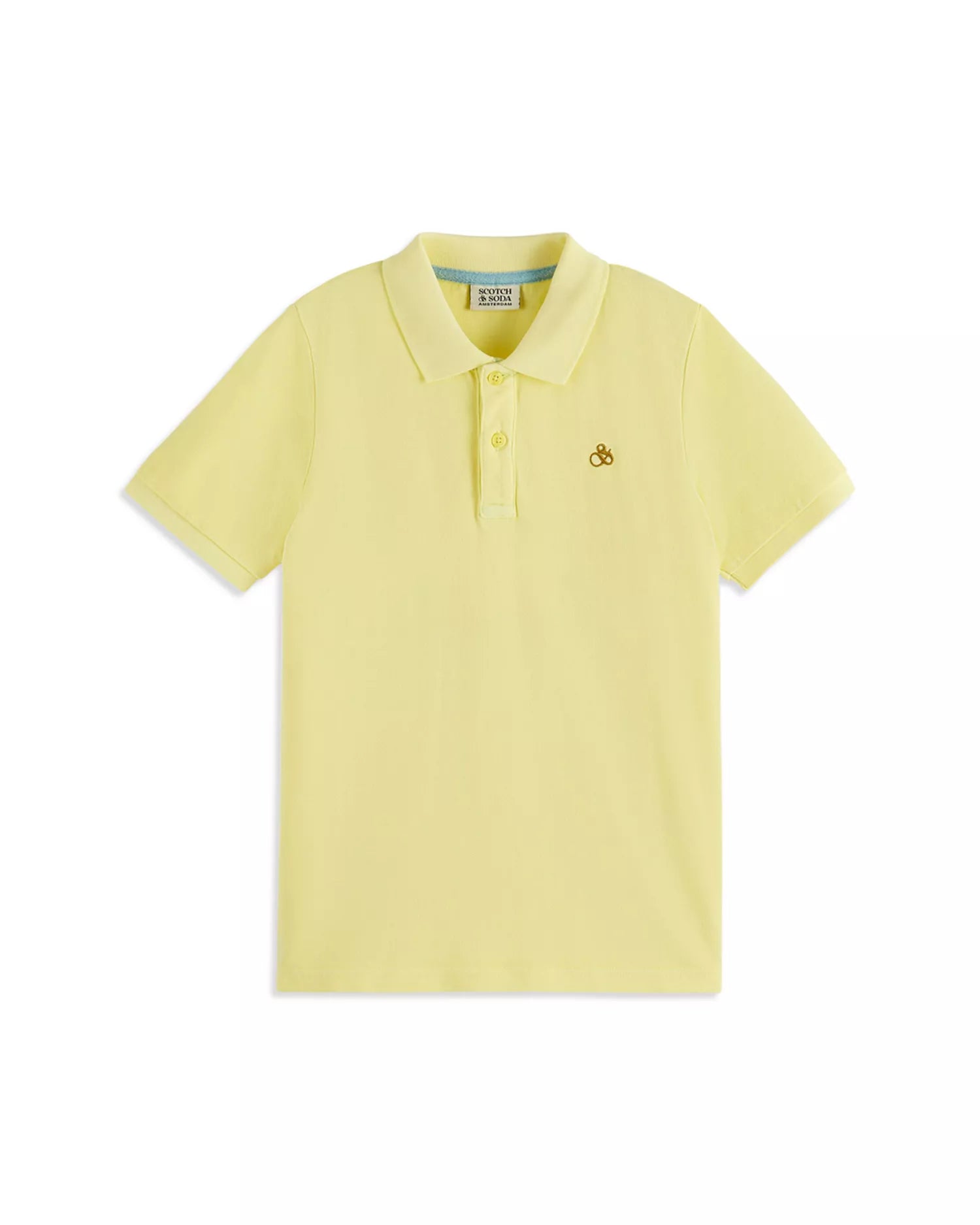 Scotch and soda Yellow polo