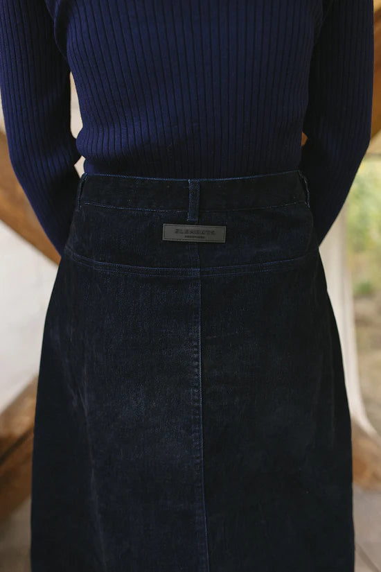 ELW103 Elements Knit Ribbed Fold-Over Turtleneck