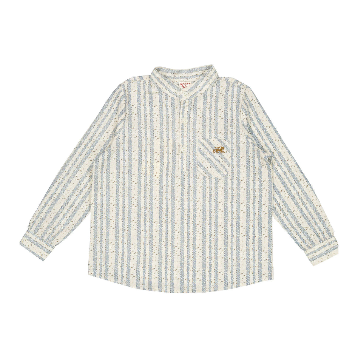 Wide Striped Tunic Shirt - 1984