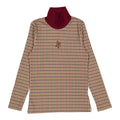 Equestrian Plaid Turtleneck - 1984