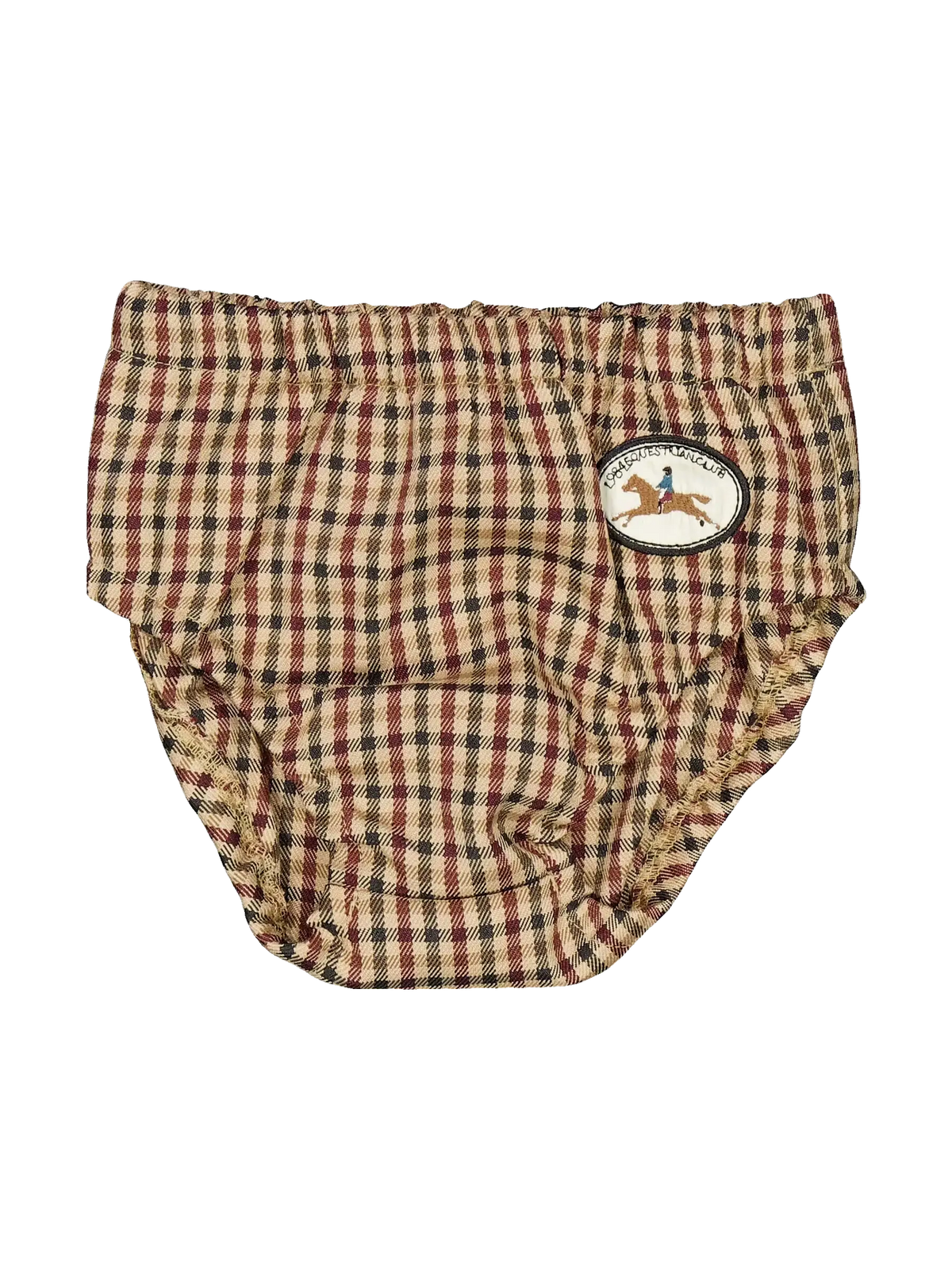 1984 kids Equestrian Plaid Bloomers