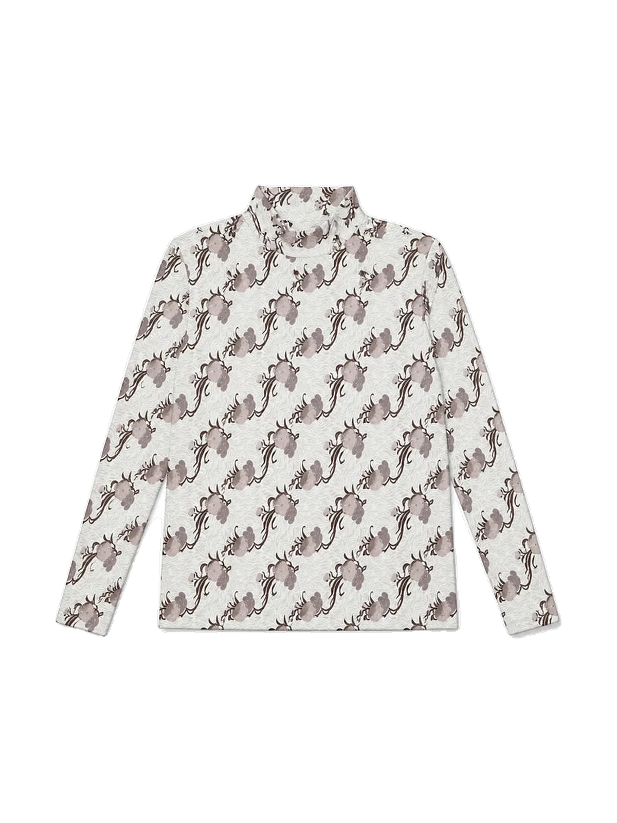 1984 kids Japanese Blossom Printed Turtleneck