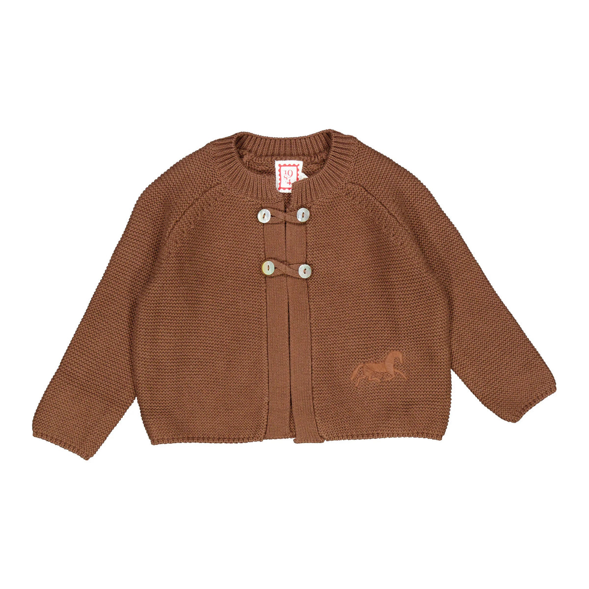 Brown Knit Cardigan