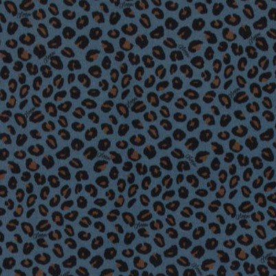 Leopard Loungewear Set - Blue Print