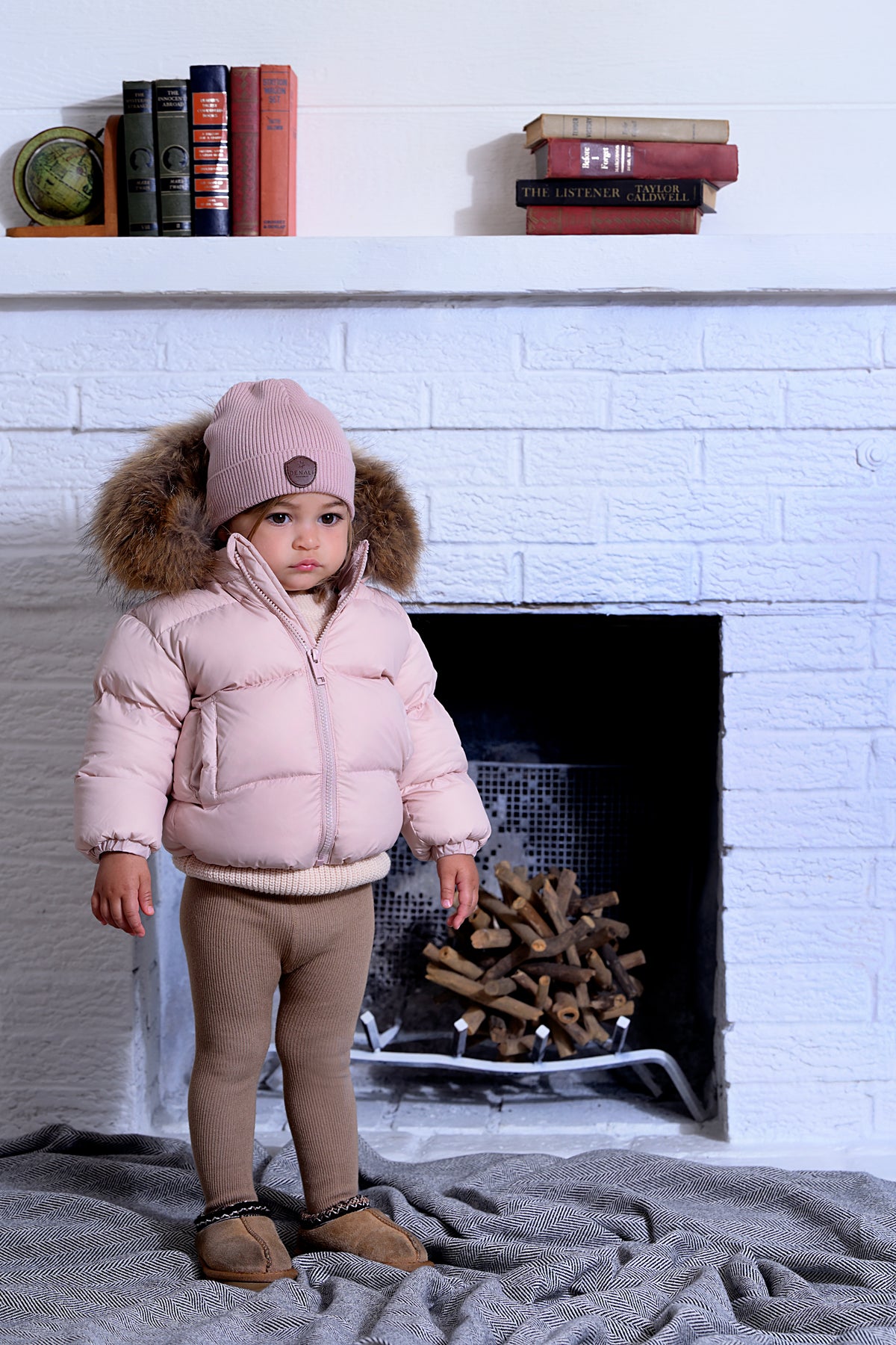 Infant Classic Bomber/Edit-no fur - Petal Pink