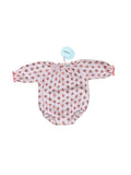 indiana flower print newborn romper cloud pink