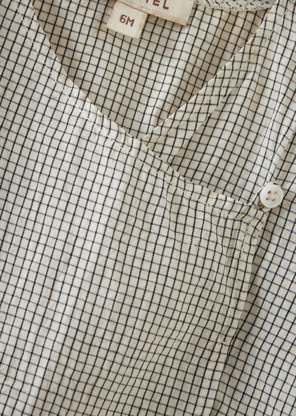 ACORUS BABY TOP AND TROUSERS SET - BLACK CHECK