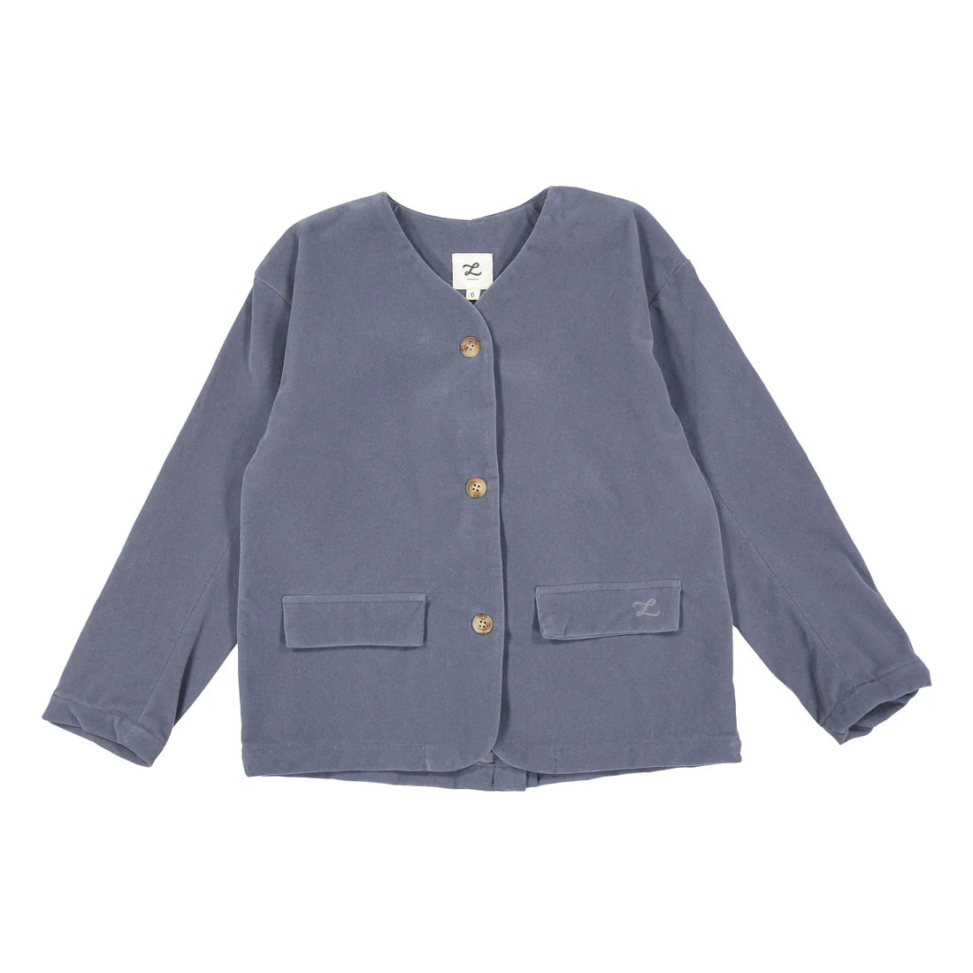 LBL30B Blazer de terciopelo azul Ladida