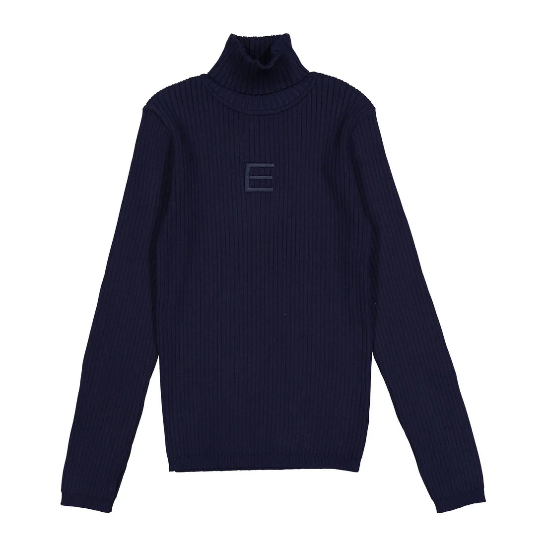 ELW103 Elements Knit Ribbed Fold-Over Turtleneck