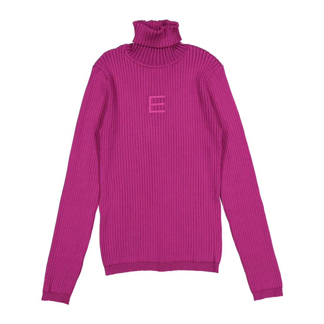 ELW103 Elements Knit Ribbed Fold-Over Turtleneck