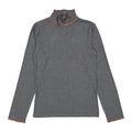 Jersey de cuello alto con ribete gris oscuro Ladida Ava y LU