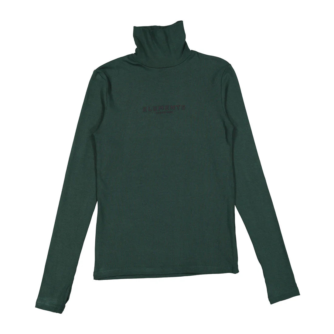 ELW125 Elements Turtleneck With Black Rubber Logo On Chest