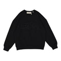 ELW206A Elements Black Crew Neck Sweatshirt With Black "Elements" Across Chest