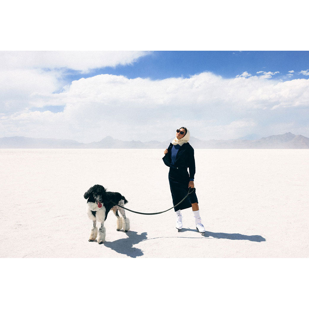 Elements Navy Geometric Turtleneck