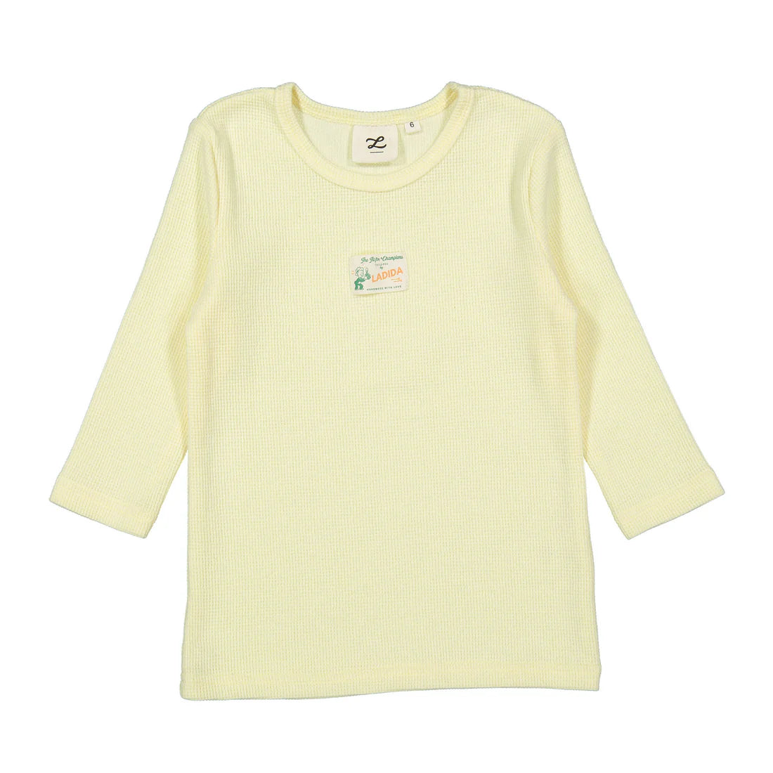 3/4 Sleeve Waffle Tee