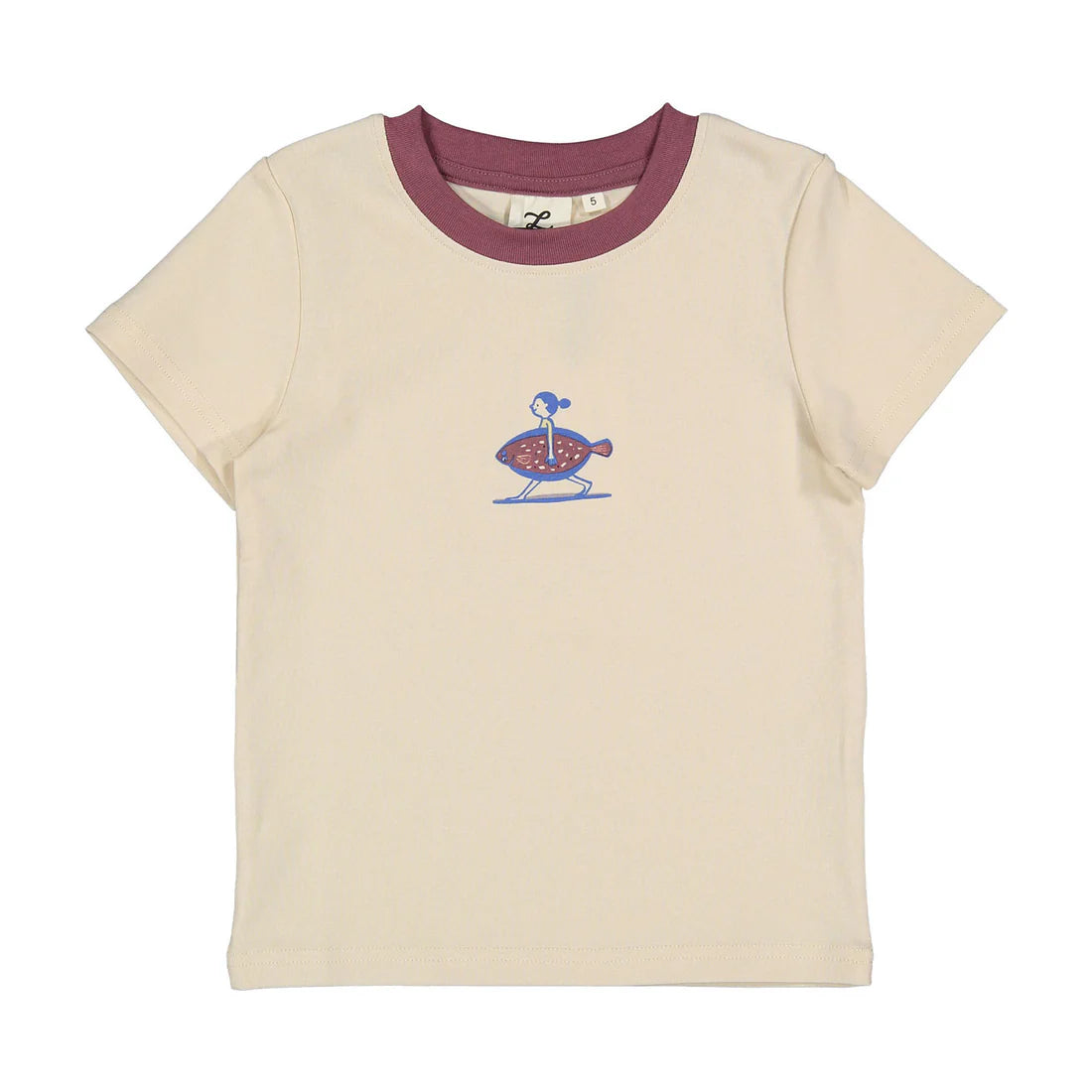 Swimmers Mauve Trim Tee