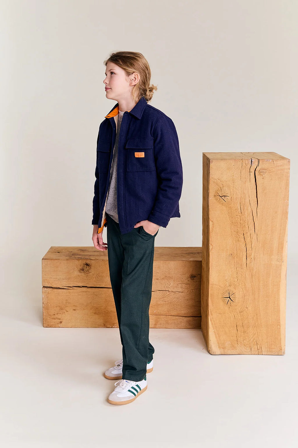 Flip Reversible Overshirt OL - Classic Navy