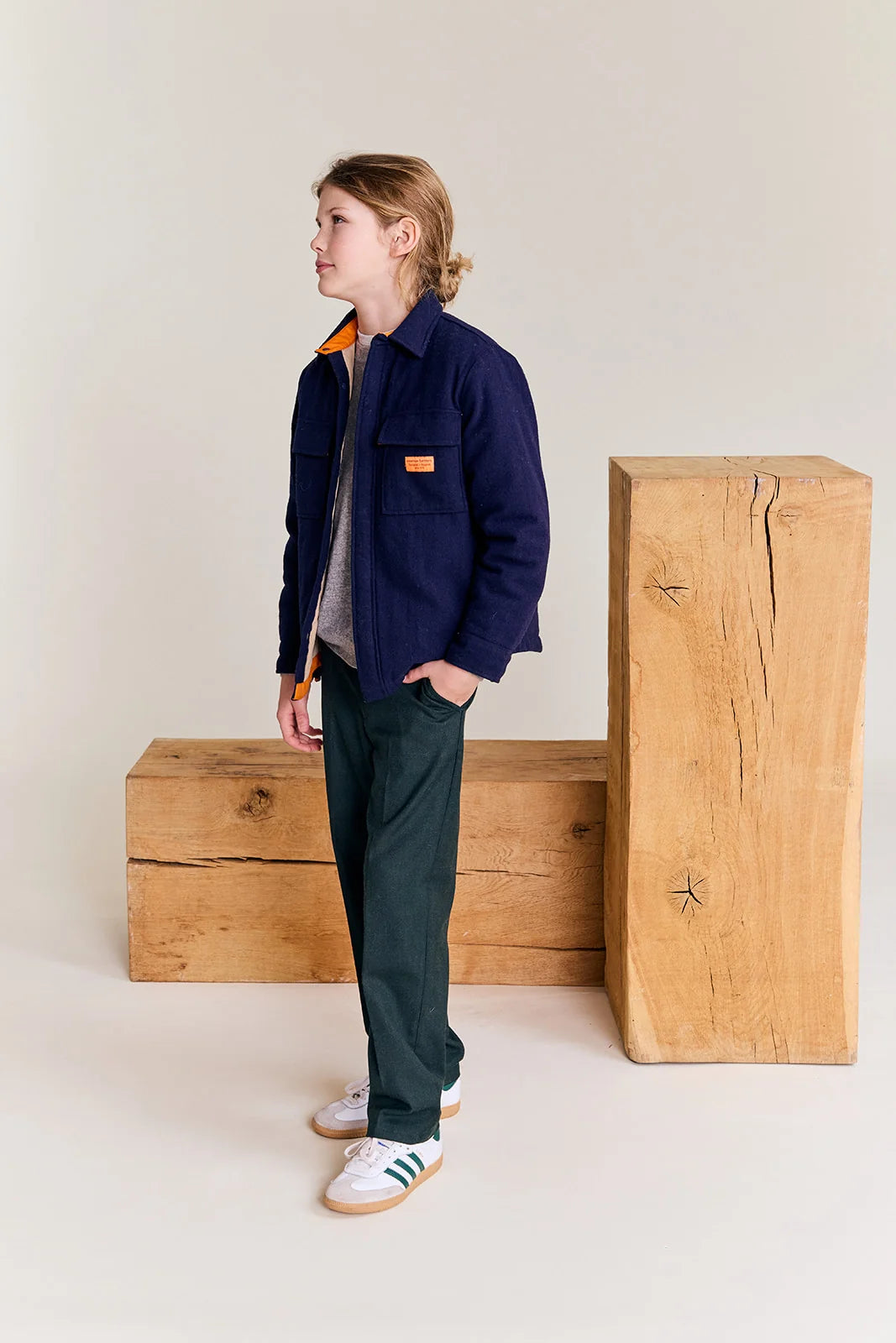 Flip Reversible Overshirt OL - Classic Navy