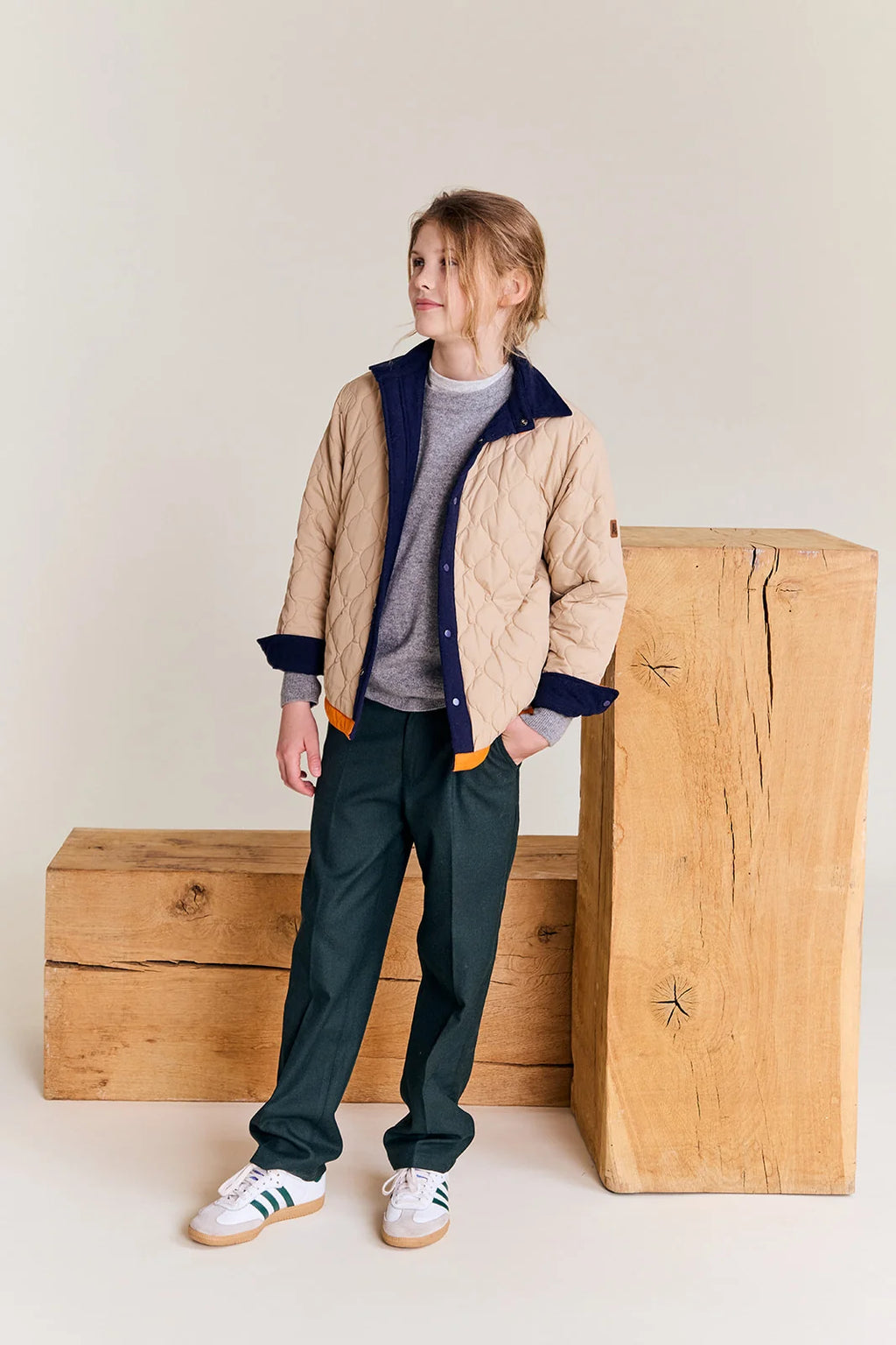 Flip Reversible Overshirt OL - Classic Navy