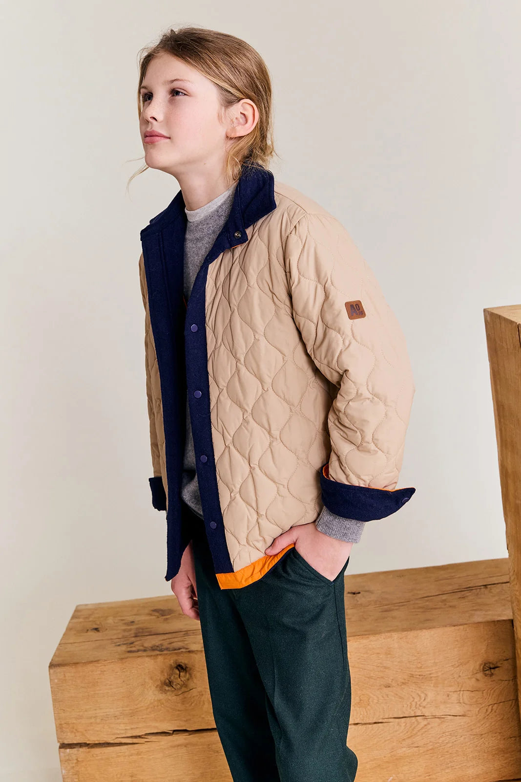 Flip Reversible Overshirt OL - Classic Navy