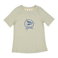 Blue Striped Rash Guard