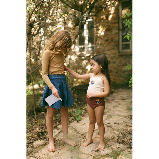 Swimmers Denim Skirt