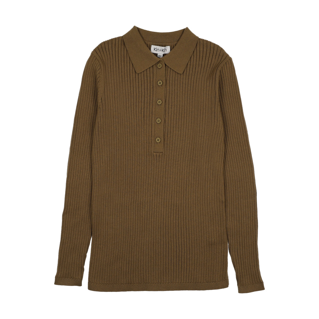 Polo de punto acanalado Kin Kin
