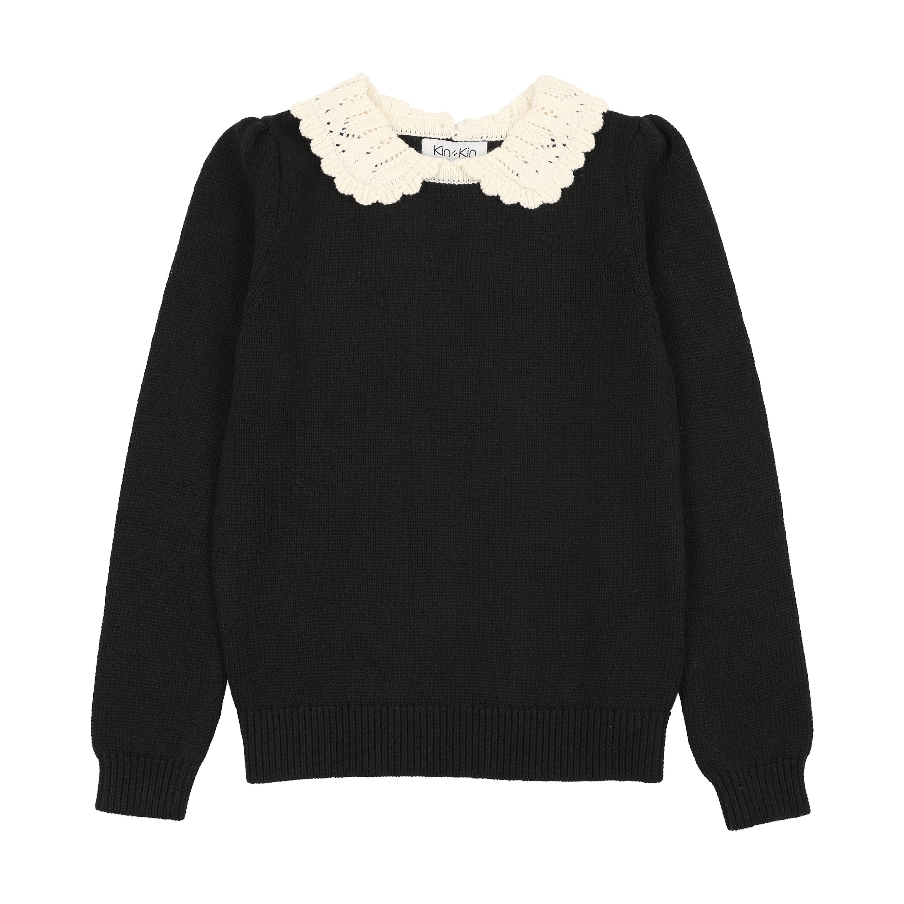 K321 Kin Kin Peter Pan Collar Knit Sweater