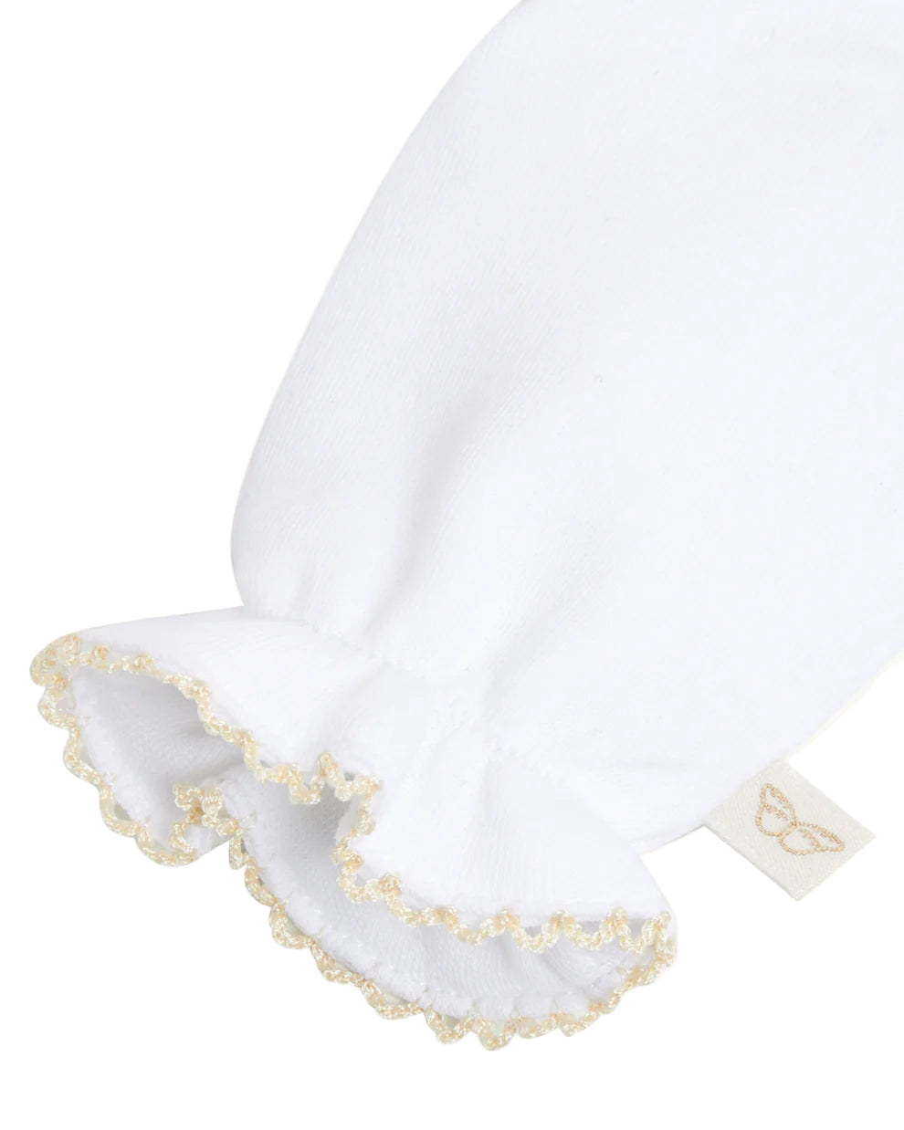 MC-603-AW24 Conjunto de gorro y manoplas con escudo de MARIE-CHANTAL