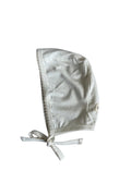 Solid Scalloped Bonnet (3-6m / Butter Cream)