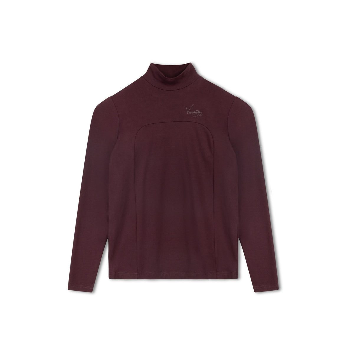 Cotton Turtleneck – Burgundy