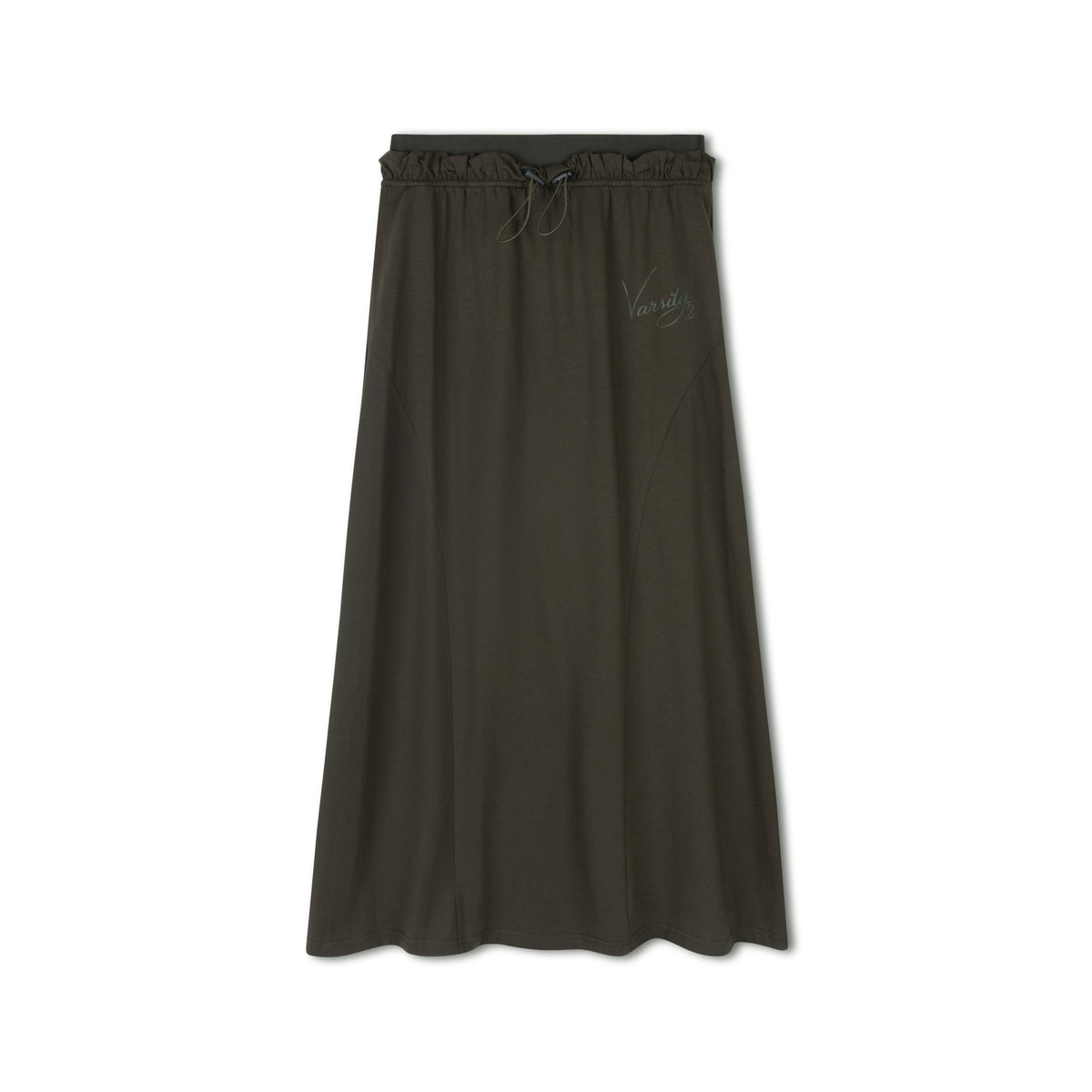 Cotton Maxi Skirt – Hunter