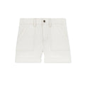 PEACH KIDS White Denim Shorts