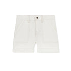 PEACH KIDS White Denim Shorts