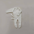 Knit Footed Jumpsuit Natural 3-6 mo