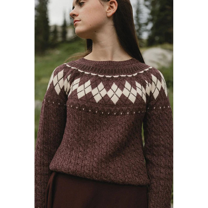 Brown Fairisle Sweater